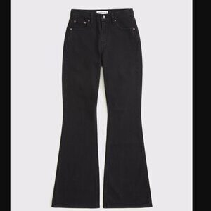 Abercrombie & Fitch Vintage Flare Jeans Black Size 29 Short High Rise